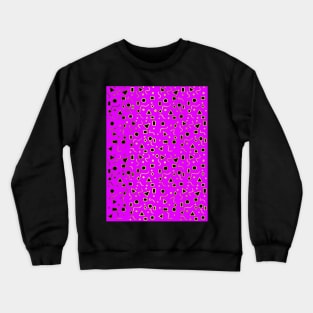 Purple Mod Shapes Crewneck Sweatshirt